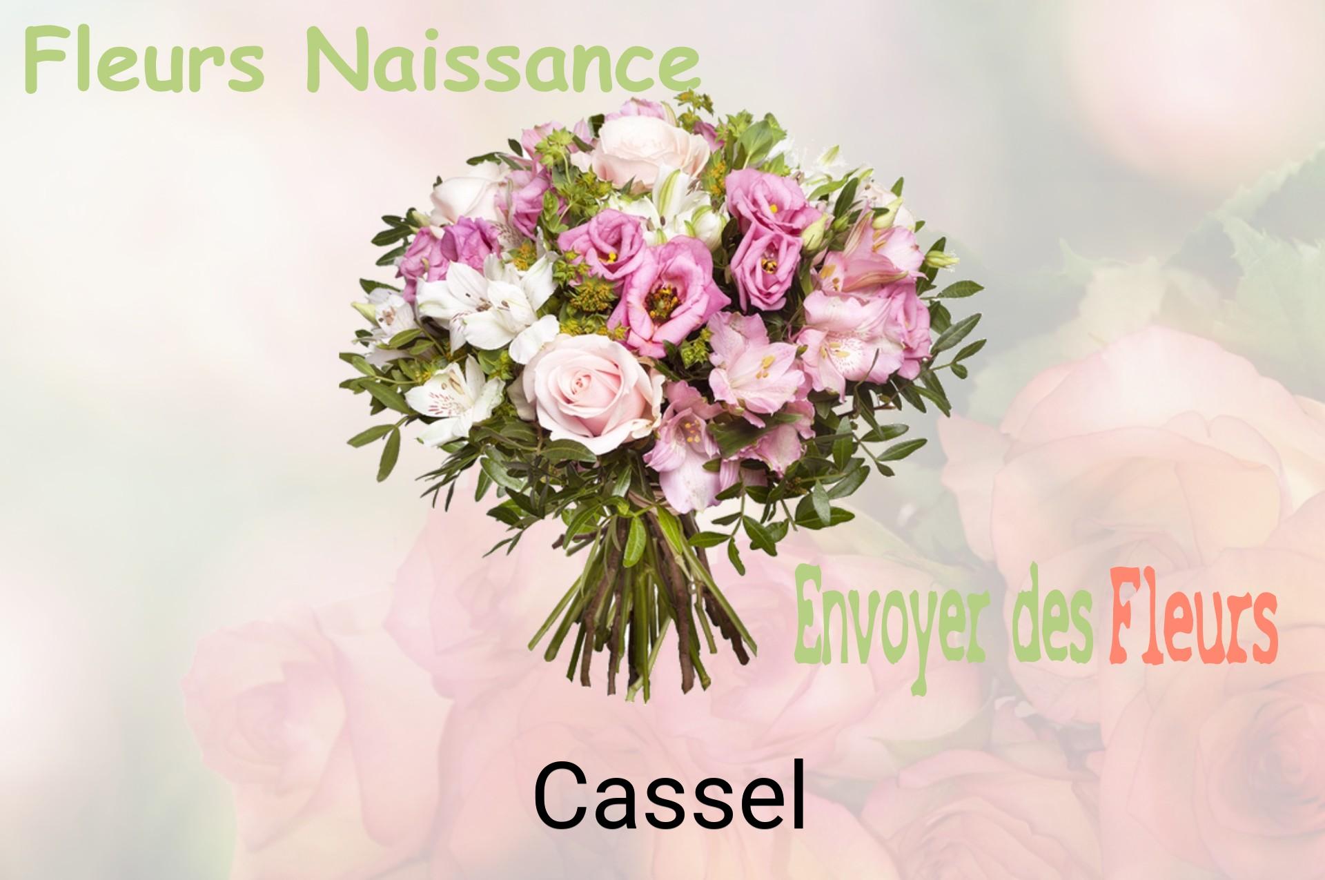 Bouquet de fleurs de naissance livré à Cassel